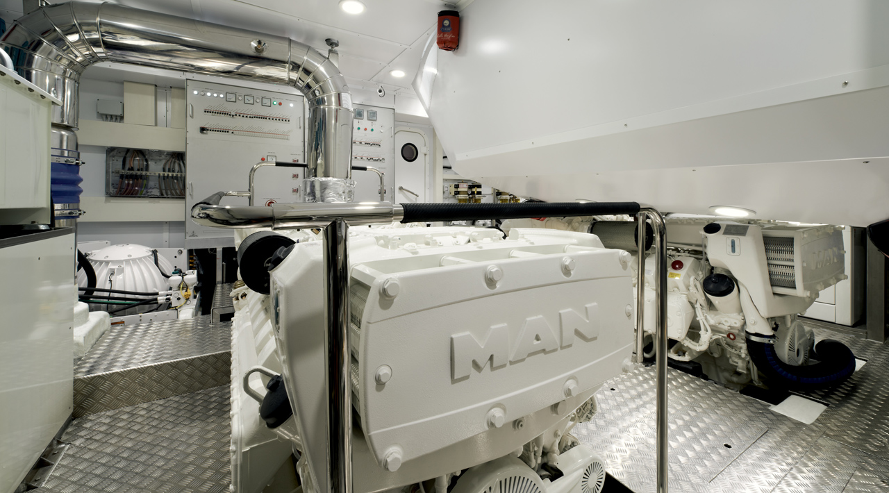 Engines room MCY 86